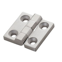 鈕045。白鐵蝴蝶後鈕 加厚型